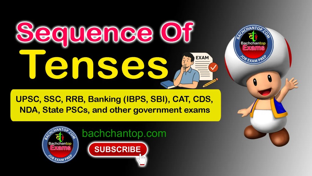 Sequence Of Tenses – Complete Notes