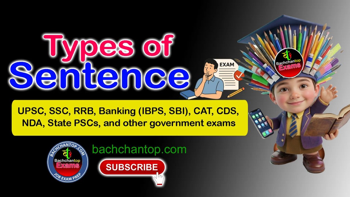 Types of Sentences – Complete Notes for Competitive&nbsp;Exams