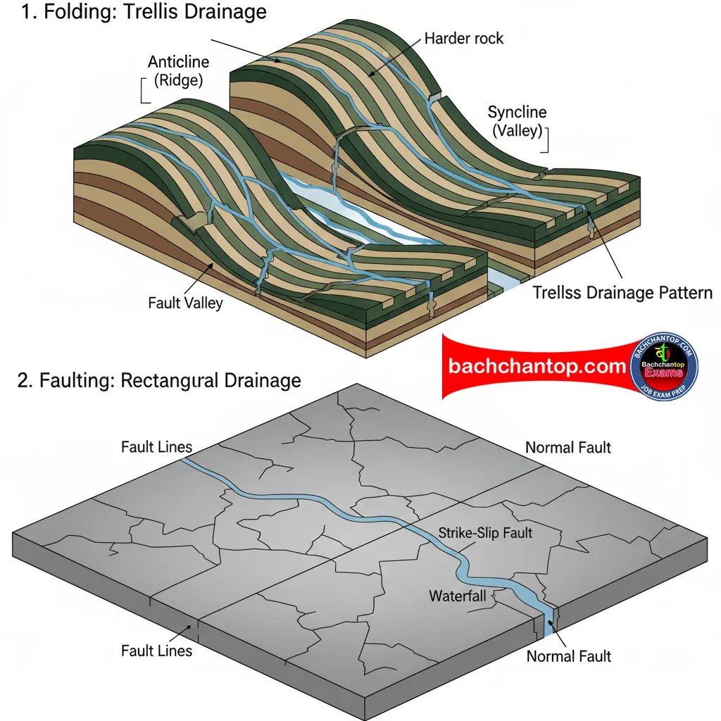 drainage patterns and drainage systems of india