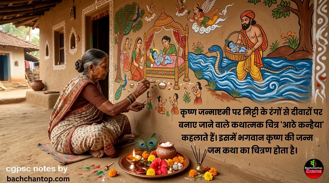 cgpsc notes_chhattisgarh lok kala_folk painting and arts of chhattisgarh