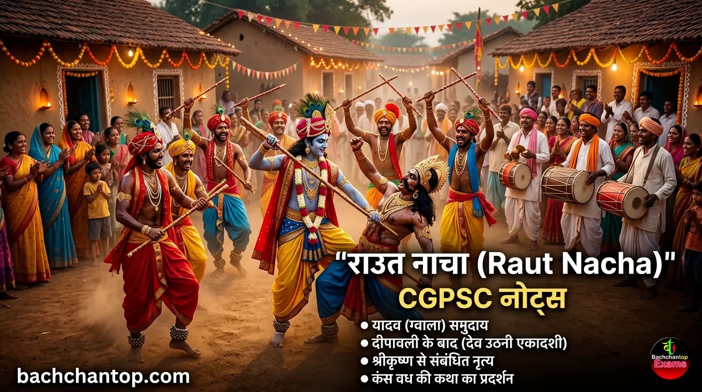 cgpsc notes_chhattisgarh ke lok nritya raut nacha_ folk dance chhattisgarh