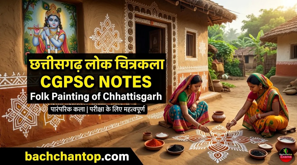 cgpsc notes_chhattisgarh lok kala_folk painting and arts of chhattisgarh