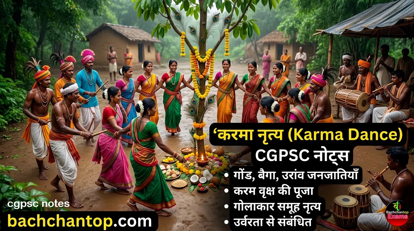 cgpsc notes_chhattisgarh lok nritya_ karma dance chhattisgarh