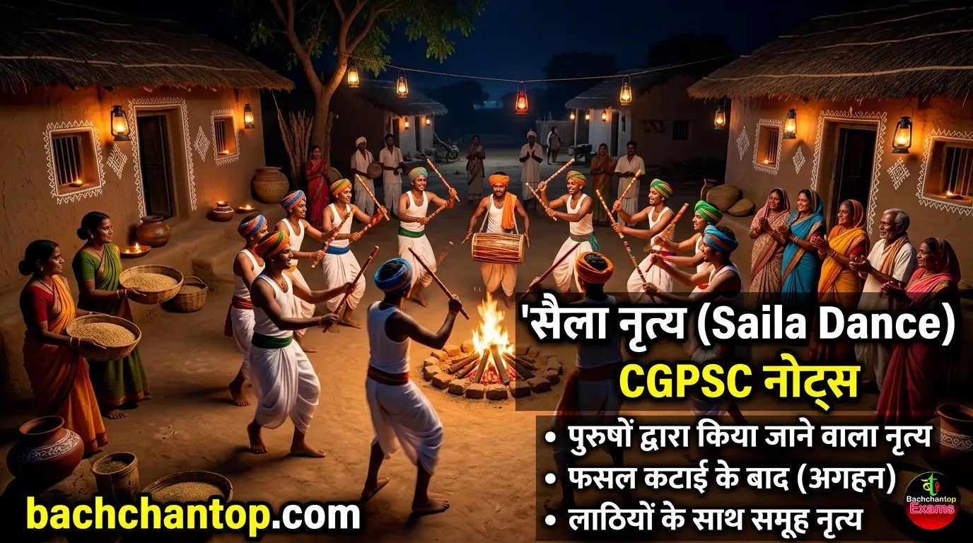 cgpsc notes_chhattisgarh lok nritya_saila nritya