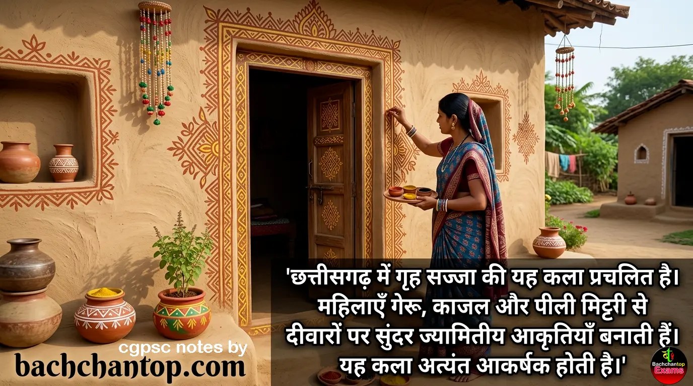 cgpsc notes_chhattisgarh lok kala_folk painting and arts of chhattisgarh