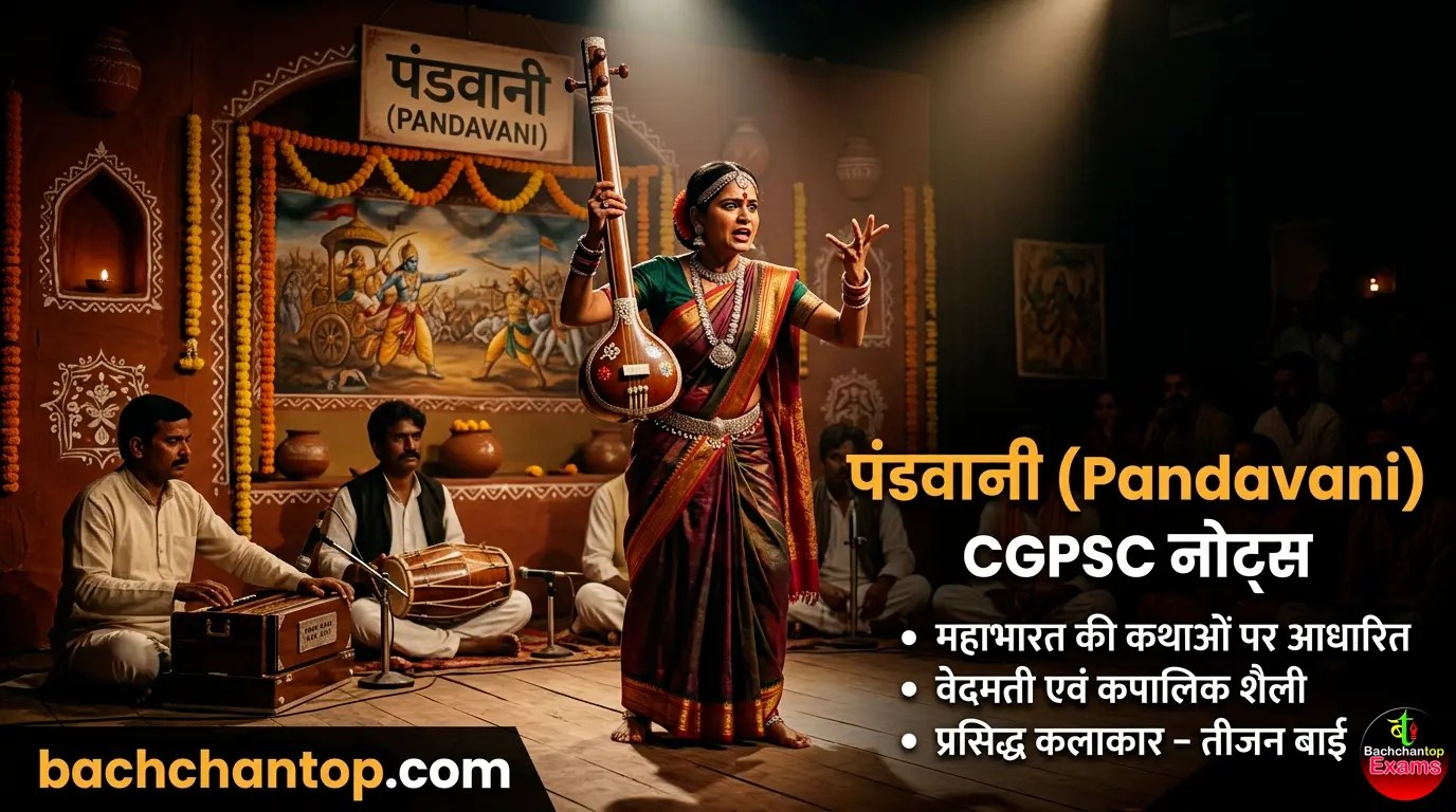 pandwani nritya chhattisgarh_cgpsc notes_chhattisgarh ke lok nritya pandvani