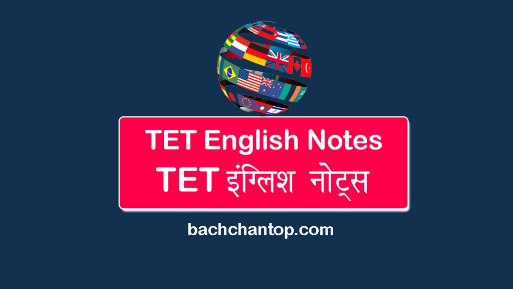 complete english notes for tet preparation
